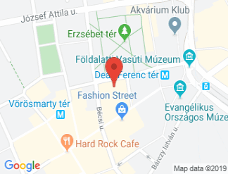map of Kempinski Hotel Corvinus Budapest