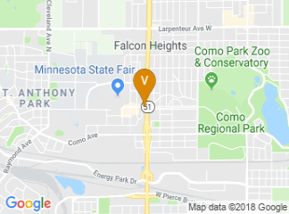 map of MINNESOTA STATE FAIRGROUNDS