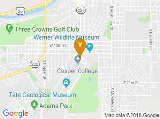 map of Casper College