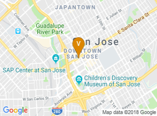 map of Downtown San Jose