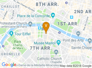 map of maison de la chimie