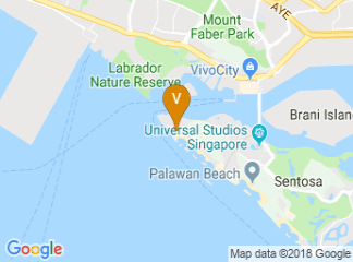 map of Shangri-La's Rasa Sentosa Resort