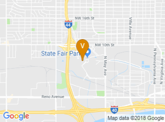 map of Oklahoma Expo Hall