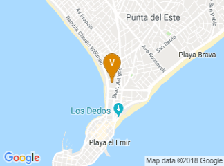 map of Conrad Punta del Este Resort & Casino