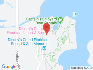 map of Disney's Grand Floridian Resort & Spa