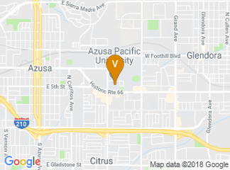 map of Azusa Pacific University - East Campus