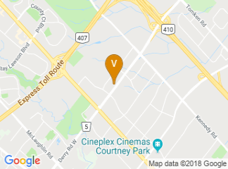 map of Park Inn by Radisson Toronto Airport West, ON