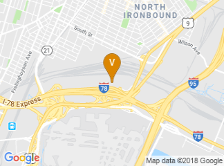 map of DoubleTree by Hilton Hotel Newark Airport