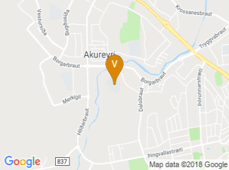 map of Háskólinn á Akureyri - University of Akureyri