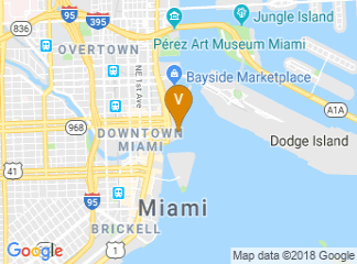 map of Intercontinental Hotel