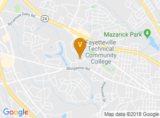 map of Fayetteville Technical Community College