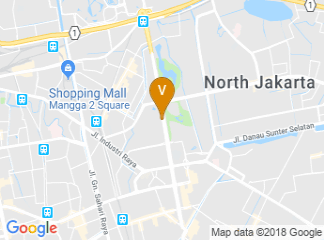 map of JIEXPO Kemayoran