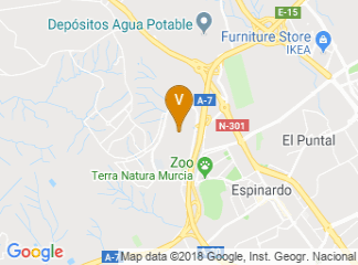 map of University of Murcia