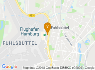map of Radisson Blu Hotel, Hamburg Airport