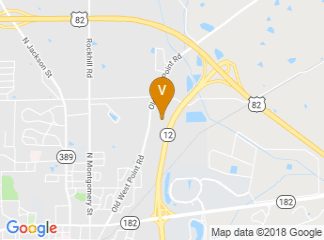 map of Hilton Garden Inn Starkville