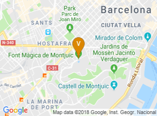 map of Palau de Congressos de Barcelona