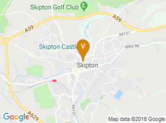 map of Skipton Town Hall
