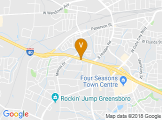 map of Koury Convention Center