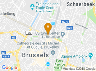 map of Vlerick Business School - Brussels