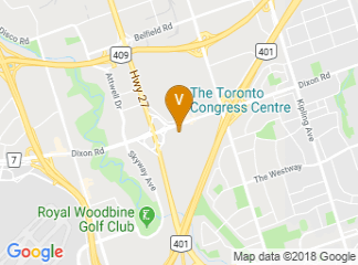map of Delta Hotels Toronto Airport and Conference Centre