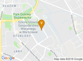 map of Varşova Yaşam Bilimleri Üniversitesi