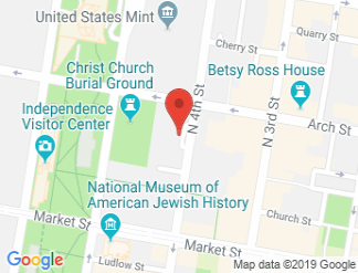 map of Wyndham Philadelphia Historic District