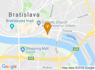 map of Sheraton Bratislava Hotel