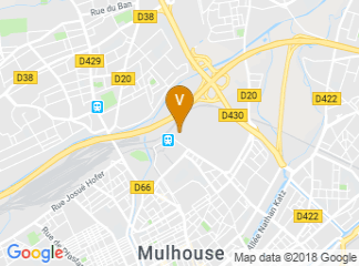 map of Parc Expo de Mulhouse
