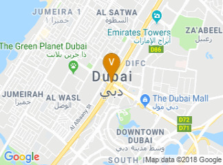 map of Dubai