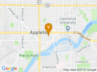 map of Fox Cities Exhibition Center