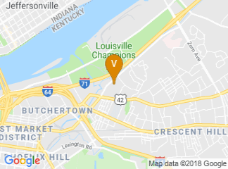 map of Mellwood Arts & Entertainment Center