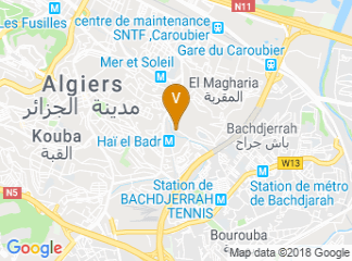 map of Centre International des Conférences (CIC Algiers)