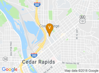 map of Coe College