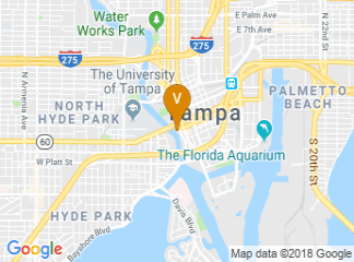 map of Sheraton Tampa Riverwalk Hotel