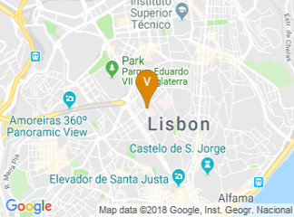 map of Universidade Autónoma de Lisboa