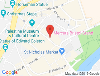 map of Mercure Bristol Grand Hotel