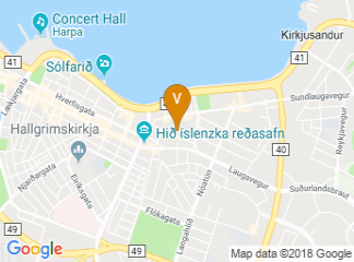 map of Fosshótel Reykjavík