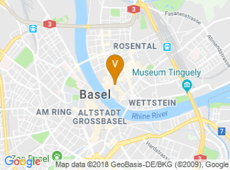 map of Volkshaus Basel