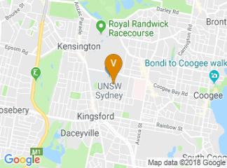 map of UNSW Venues and Events