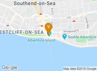 map of Park Inn by Radisson Palace Southend-on-Sea Hotel
