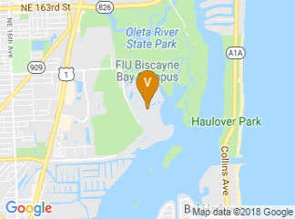 map of FIU Biscayne Bay Campus