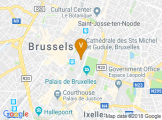 map of BNP Paribas Fortis