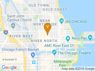 map of The Godfrey Hotel Chicago