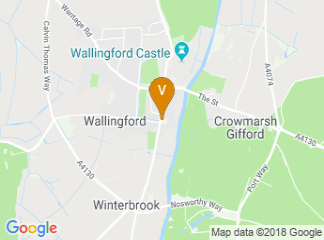 map of The Partridge Inn Wallingford