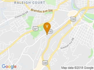 map of Virginia Western Community College