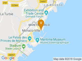 map of Monaco Yacht Club