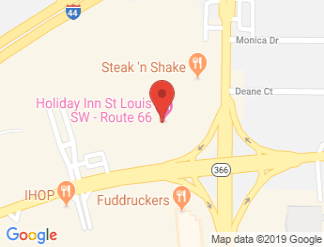map of Holiday Inn St Louis SW - Route 66