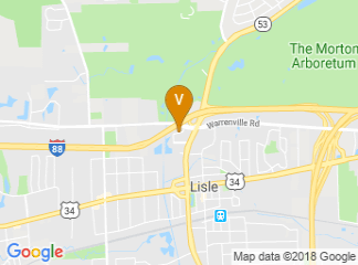 map of Hyatt Regency Lisle near Naperville