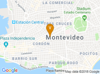 map of Universidad de la Republica