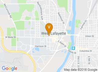 map of Purdue Welcome Center